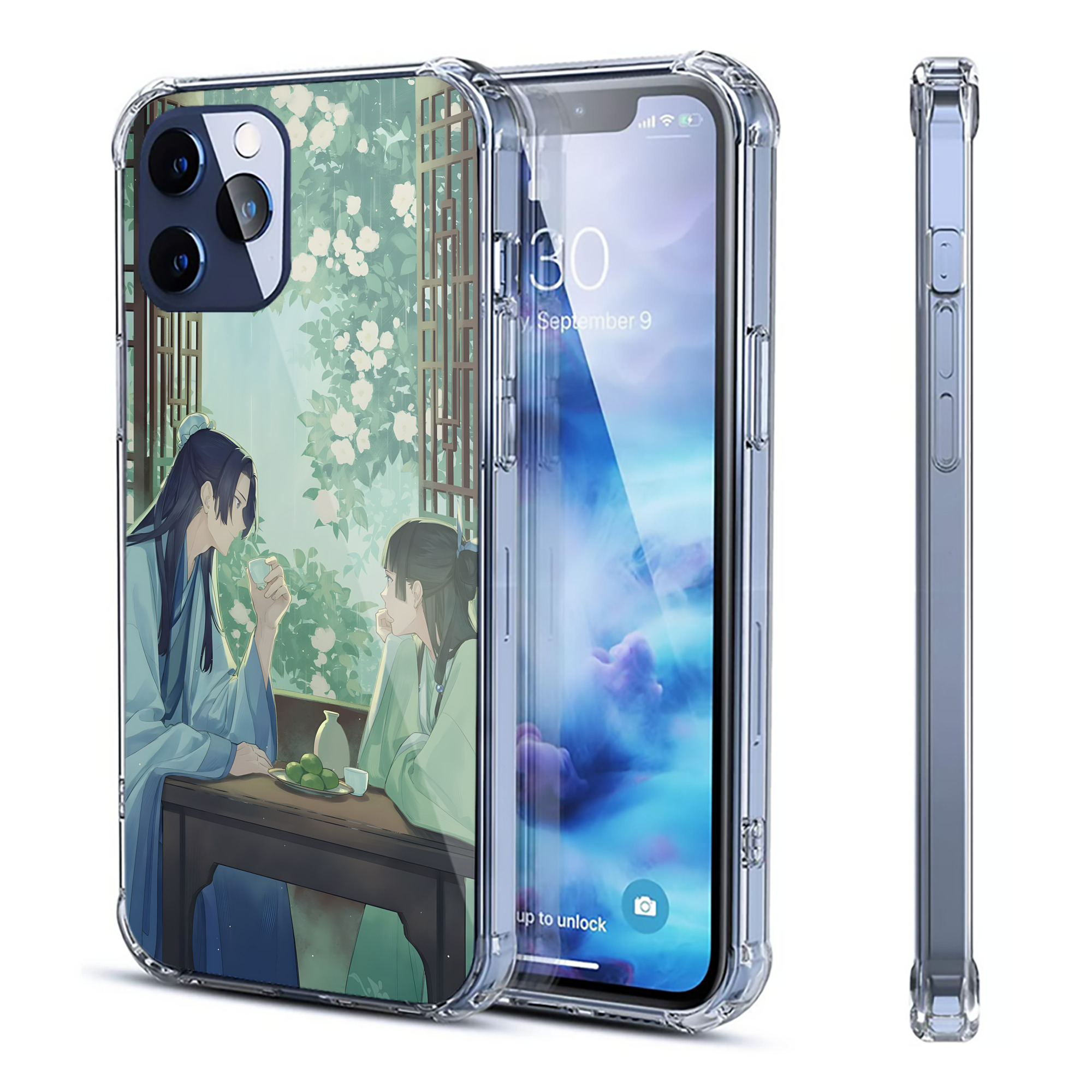 （画像用） 薬屋のひとりごと The Apothecary Diaries 【iPhone 12シリーズ対応】透明スマホケース（クリアソフトケース）